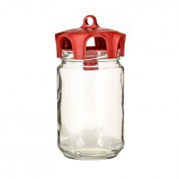 4 pièges VASO-TRAP rouges pour drosophile japonaise