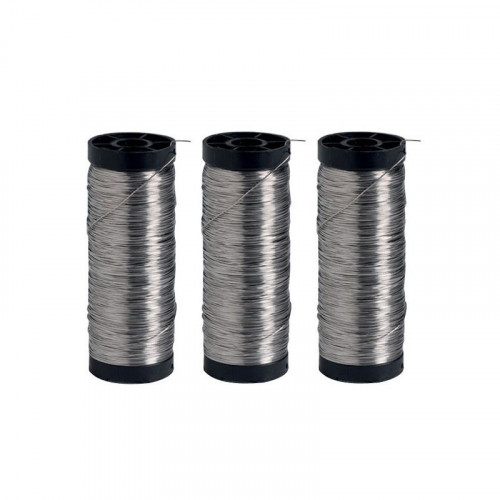 3 bobines de 250 g de fil inox 