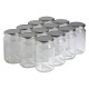 12 pots verre 500 g (370 ml) avec couvercles TO 63