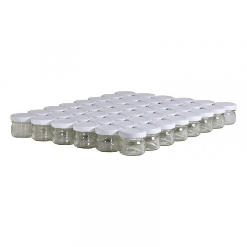 48 pots verre 30g (32 ml) avec couvercles TO 43 48 pots verre 30g (32 ml) avec couvercles TO 43