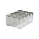 12 pots verre 400g (318 ml) avec couvercles TO 63