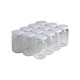 12 pots verre 400g (318 ml) avec couvercles TO 63