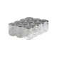 12 pots verre 250 g (212 ml) avec couvercles TO 63