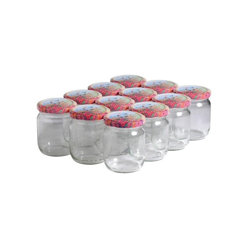 Lot De 2 Mini Pots En Verre Crafter's Square Avec Couvercles Argentés - 1,25 Pouce De Long - Neufs