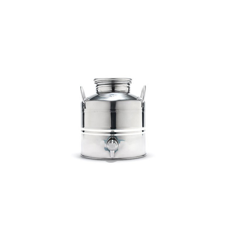 Fût inox 30 L haut avec...