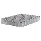 48 pots verre hexagonaux 50g (47 ml) avec couvercles TO 43