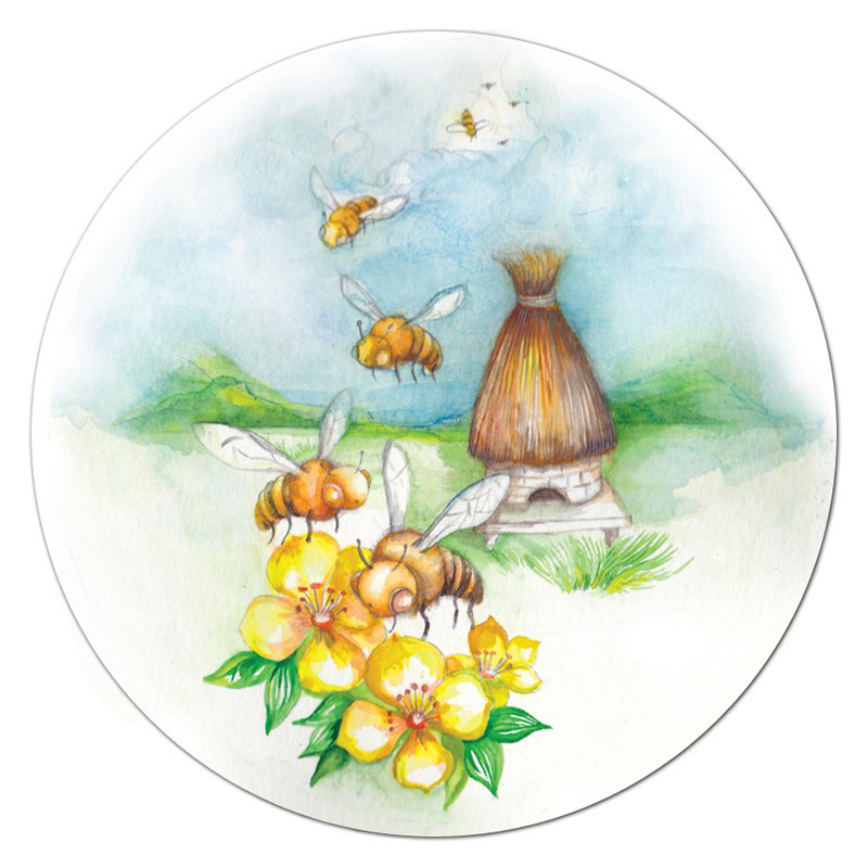 Tapis de souris abeilles et...