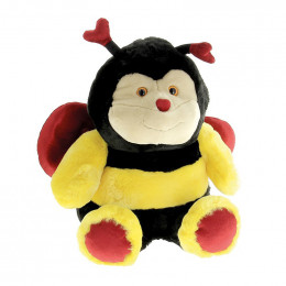 Peluche abeille avec des coeurs 38 cm