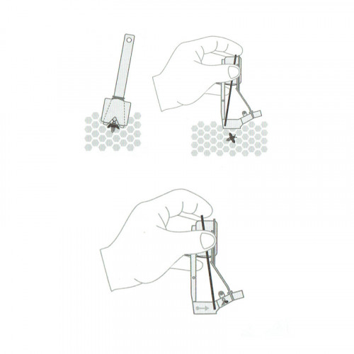 Kit attrape-reine + fourchette de marquage reine