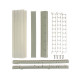 5 fonds Happykeeper en kit pour ruches 10 cadres