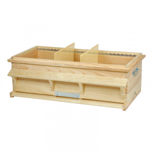 Ruche chalet d'élevage Dadant avec 3 compartiments