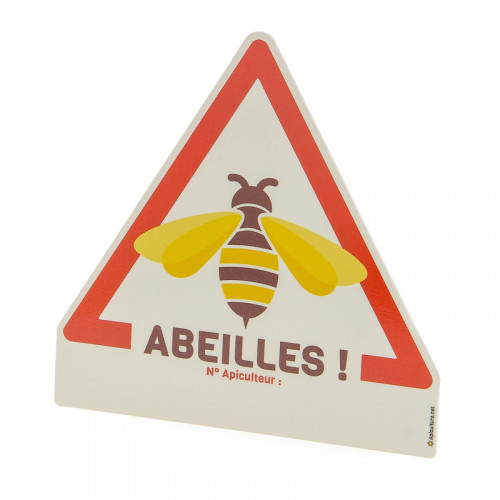 Panneau triangle Abeilles ! Panneau triangle Abeilles !