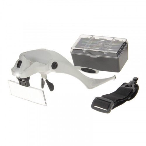 loupe avec éclairage LED orientable