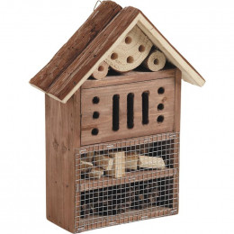 Hôtel à insectes bois 29 cm