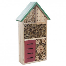 Hôtel à insectes bois 49 cm