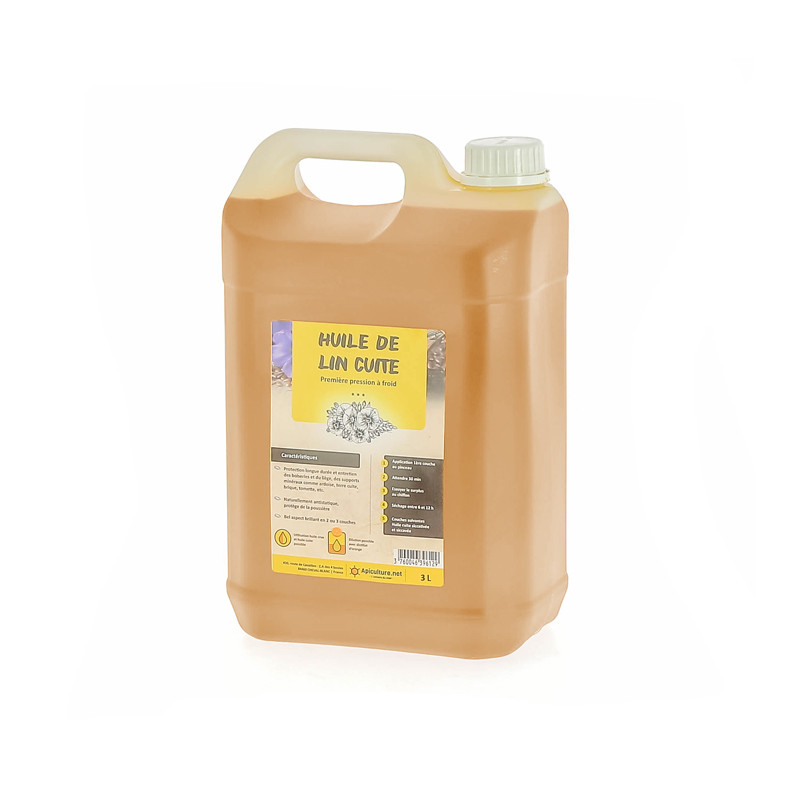 Huile de lin cuite 3L