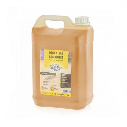 Huile de lin 4,5l - HOC Huilerie de l'Orme Creux