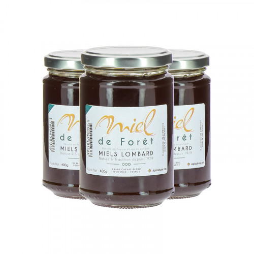 3 x Miel de Forêt 400g Origine France