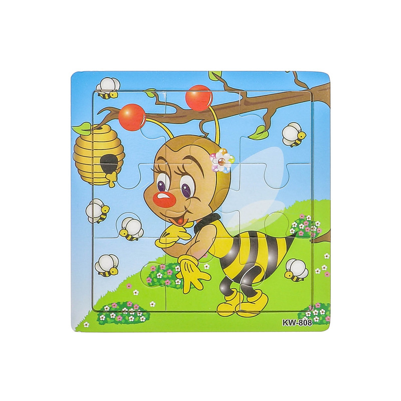 Puzzle bois éveil abeille