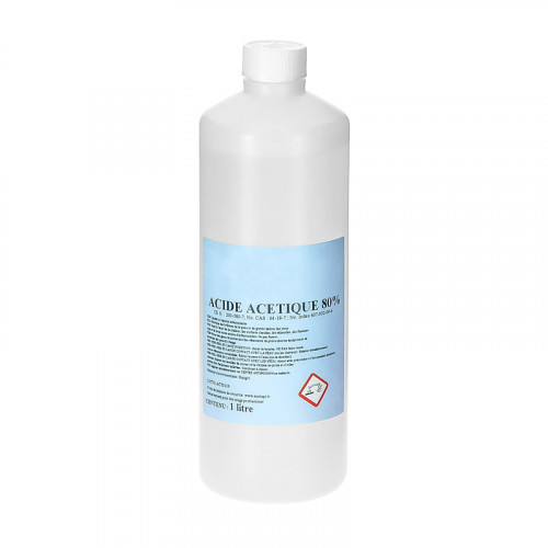 Acide acétique 80 % 1 litre