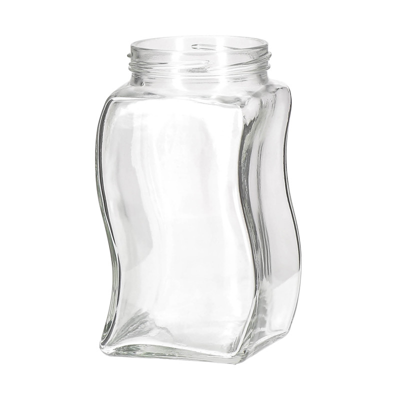 12 pots verres ondulés 580...