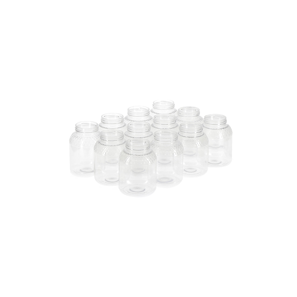Bouteille de miel en plastique Transparent, 4 pièc... - Grandado