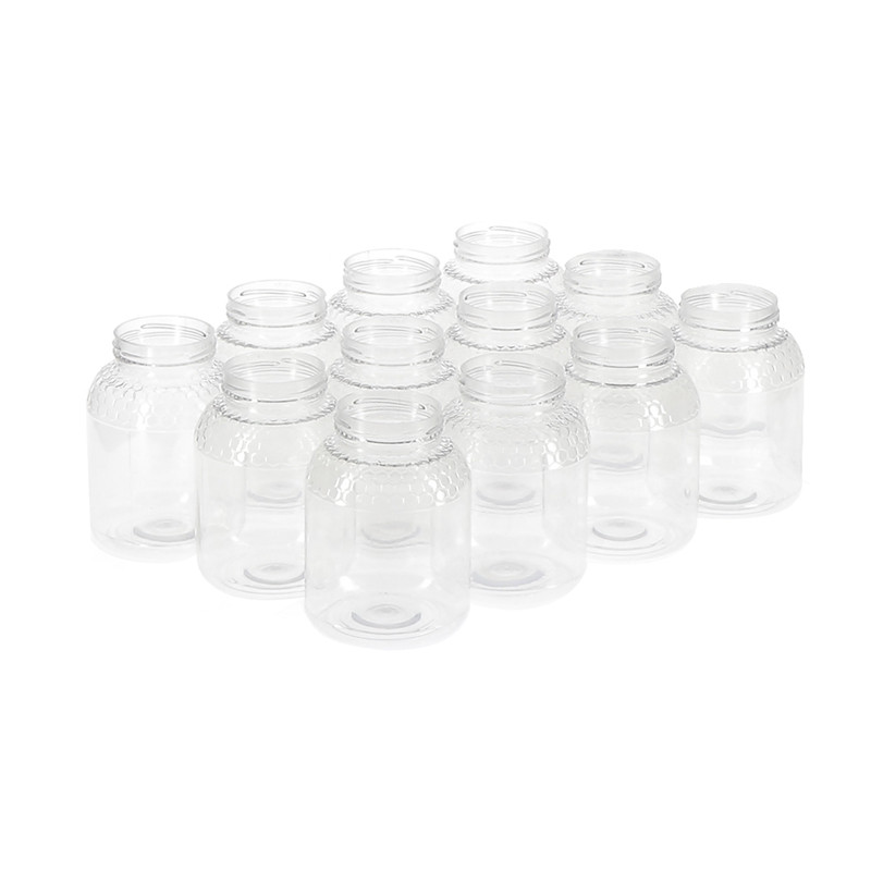 12 pots PET 1kg alvéoles