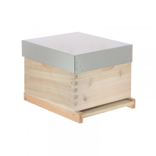 Ruche Hirondelle à tenons Dadant 10 cadres + Cadres filés Ruche Hirondelle à tenons Dadant 10 cadres + Cadres filés