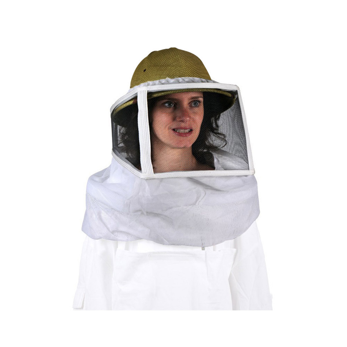 Casque colonial avec voile