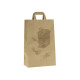 25 sacs bretelles kraft ruche H41x26x14cm