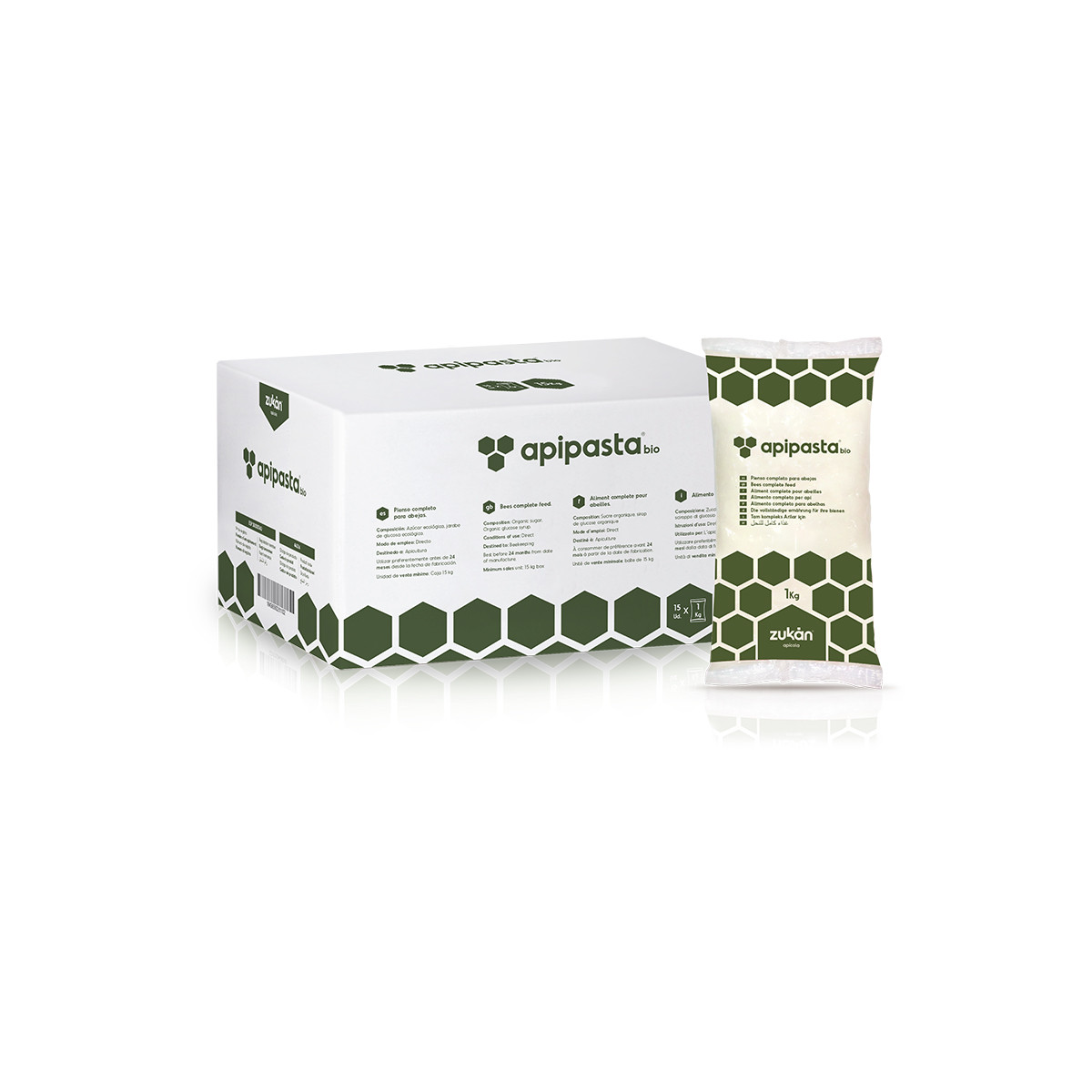 15 sachets Apipasta Bio 1kg
