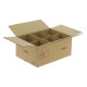 Carton pour 6 pots verre facettes 385 & 324 ml