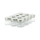 12 pots verre 250g Modernes avec couvercles TO 70 Deep