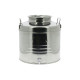 Fût inox 30L avec robinet pour huile d’olive