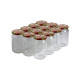 12 pots verre 400g (318 ml) avec couvercles TO 63