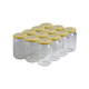 12 pots verre 400g (318 ml) avec couvercles TO 63