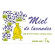 100 étiquettes Miel de Lavandes 1kg (50x80)