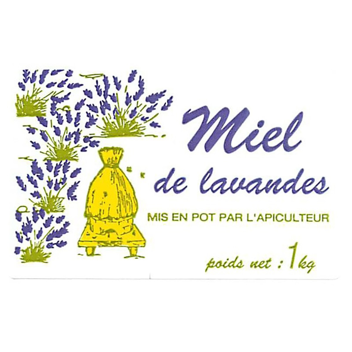 100 étiquettes Miel de...