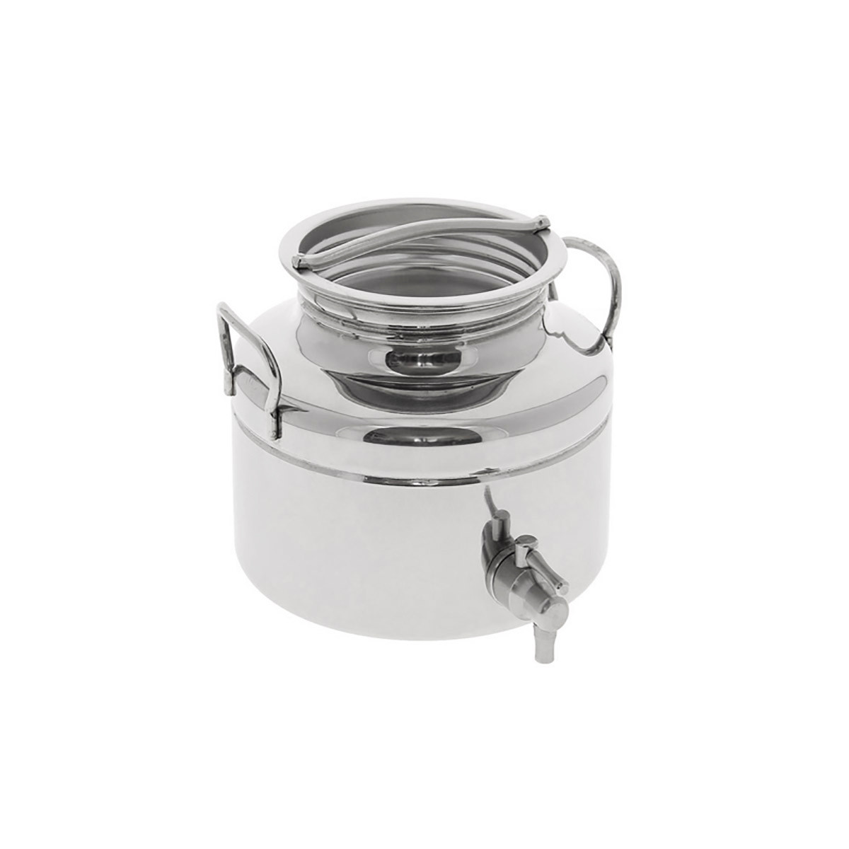 Fût inox 3L avec robinet inox 