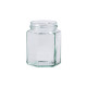 20 pots verre hexagonaux 250g (196 ml) TO 58