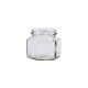 25 pots verre hexagonaux 125 g (106 ml) TO 53