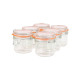 6 pots verre Le Parfait 200 ml