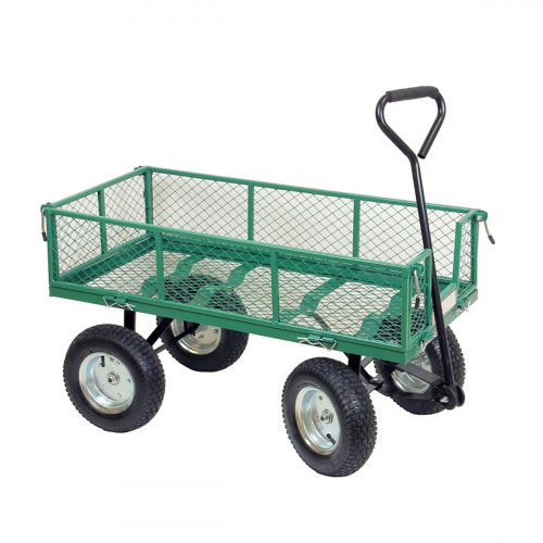 Chariot 4 roues plateau/grille (non monté)