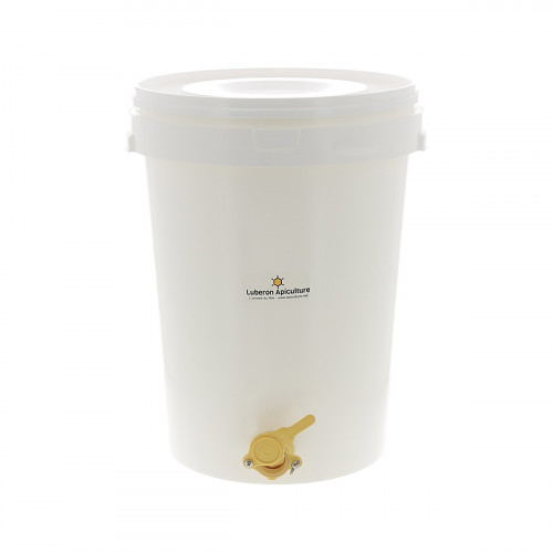 3 maturateurs 80 kg en plastique avec supports et passoire en nylon