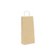 25 Sacs en papier kraft brun lisse 2 bouteilles H39,5x18x8,5cm