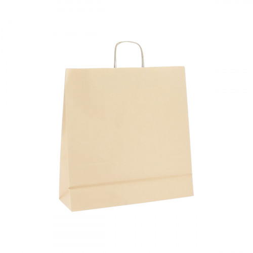 200 Sacs en papier kraft brun lisse H46x44x15cm