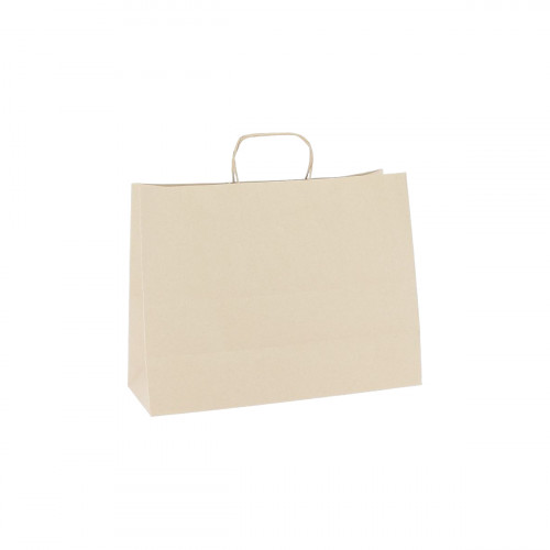 25 Sacs en papier kraft brun lisse H32x41x15cm