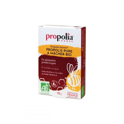 Propolis pure à mâcher BIO, plaquette de 10g