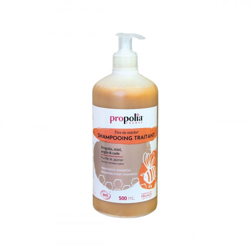 Shampoing traitant BIO : Propolis, Miel, Argile & Cade 500 ml