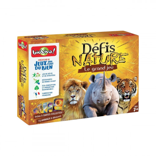 Le grand jeu Défis Nature + cartes collector